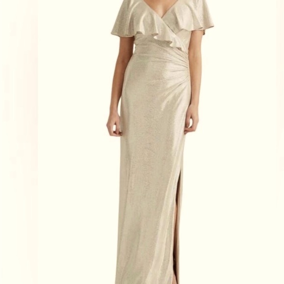 Beautiful Ralph Lauren Gold Gown - Picture 1 of 4